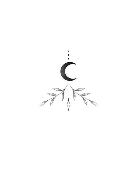 Moon Phase Sternum Tattoo, Moon Sternum Tattoo, Underboob Tattoo, Sternum Tattoo, Star Tattoos, S Tattoo, Minimal Tattoo, Tattoo Inspo, Arm Sleeve