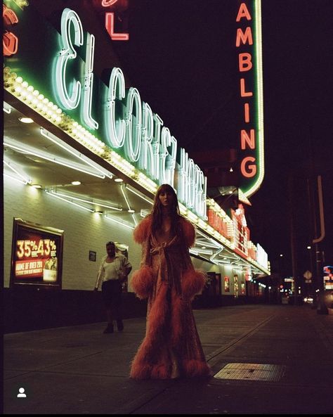 1960s Vegas Fashion, Las Vegas Editorial Photography, Casino Fashion Editorial, Vintage Vegas Photoshoot, Las Vegas Arts District Photoshoot, Hollywood Blvd Photoshoot, Night Out Editorial, Las Vegas Editorial, 70s Casino Aesthetic