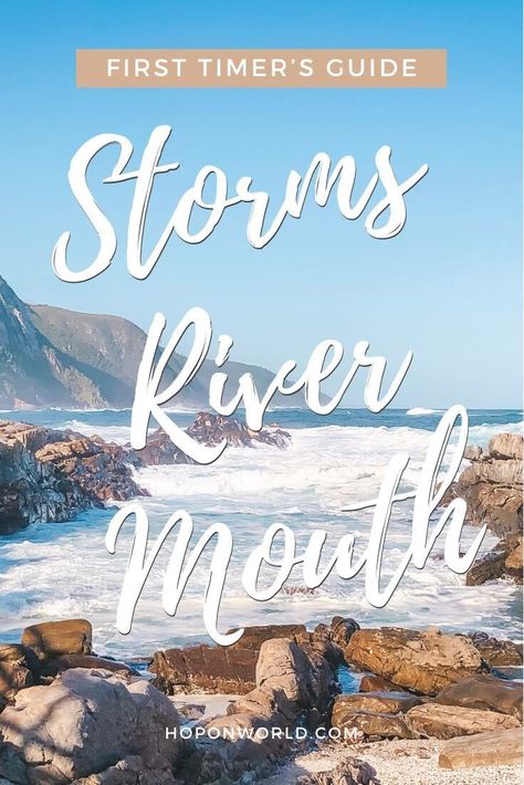 Storms River Mouth is a beautiful conservation area tucked away in South Africa's Tsitsikamma National Park. This guide unpacks the best things to do at Storms River Mouth - from gorgeous hikes to fun adventure activities and more! Plus get top insider's tips to help you plan the perfect trip. | What to do | When to visit | Pre-travel Tips | Packing guide | #stormsriversouthafrica #stormsriverbridge #stormsriver #stormsrivermouth #gardernroute #tsitsikammanationalpark Cape Town Itinerary, Tsitsikamma National Park, River Mouth, Nature Valley, Waterfall Trail, African Travel, Packing Guide, Fun Adventure, South Africa Travel