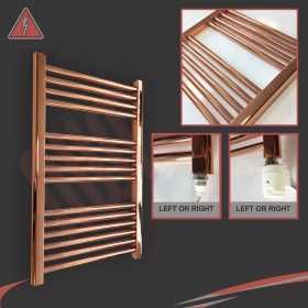 Electric Copper Bathroom Towel Rails | Electric Towel Warmers - NWT Direct Copper Bathroom Accessories, Electric Bathroom, Toilet Plan, Chrome Towel Rail, Electric Towel Warmer, Electric Towel Rail, Modern Factory, Copper Work, Bathroom Radiators