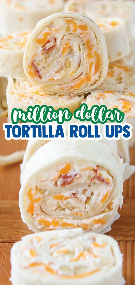 Tortilla Roll Ups Favorite Party Appetizers, Diet Salad, Tortilla Rolls, Roll Ups Recipes, Postre Keto, Roll Ups Tortilla, Pinwheel Recipes, Game Day Appetizers, Best Appetizer Recipes