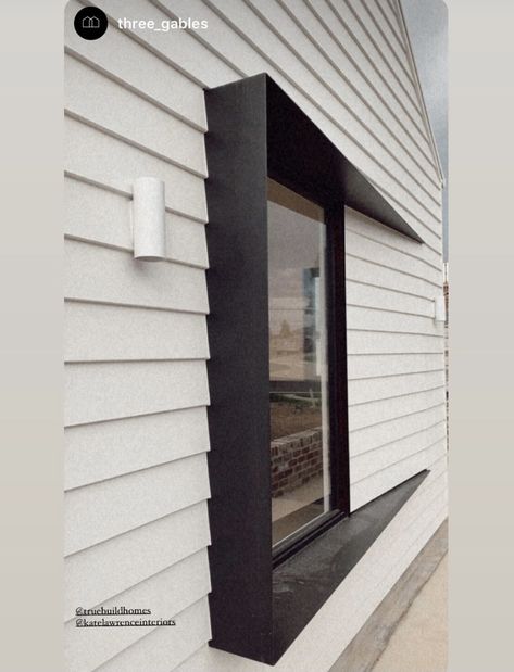 Window Overhang Exterior Modern, Window Hoods Exterior, Window Box Seat, Modern Overhang, Modern Window Trim, Architecture Mood Board, House Frontage, Mid Century Modern Renovation, House Front Door Design