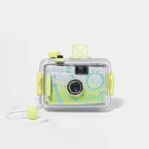 SUNNYLiFE Kids Underwater Camera with Detachable Waterproof Case - Retro 35mm Film Camera, Focus-Free, Easy Load, Wrist Strap - Ideal for Pool & Beach | The Sea Kids Multi Sunnylife Underwater Camera, Underwater Cameras, Wooden Blocks Toys, Negative Film, Underwater Camera, Soft Toy Animals, Outdoor Play Equipment, Skater Boy, Wooden Train