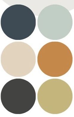 Mid Century Modern Paint Colors Colour Palettes Interior Design, Photography Studio Color Palette, Mid Century Modern Neutral Color Palette, Mid Mod Color Palette, Mid Century Colors Palette, Mid Century Classroom, Mid Century Modern Wall Colors, Mcm Color Palette, Midcentury Color Palette