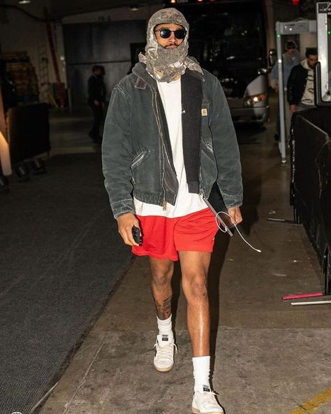 Jordan Poole Outfit, Carhartt Outfits, Jordan Poole, Nba Fashion, Big Men Fashion, Fits Clothes, Mens Outfit Inspiration, The League, November 13