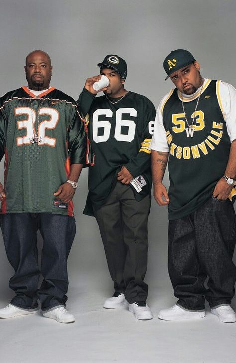 West Coast Connection 90s Hip Hop Outfits, 2000s Fashion Men, Westside Connection, Mack 10, Cultura Hip Hop, Throwback Outfits, Looks Hip Hop, Coast Fashion, Estilo Cholo