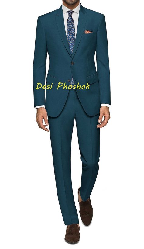 Men Suit Wedding Formal Party 2 Buttons Notch Lapel Teal Blue Coat Trouser Groom Slim Summer Beach Party Wear Tuxedo Fashion Jacket Pant Sherwani For Wedding Design Heavy Embroiderry Handwork Bespoke Indian Jodhpuri Groom Dhula Sherwani Set Partywear Haldi Sangeet Outfit Stylish Designer Groom Suit Jodhpuri Suit Bandhgala Suit Coat Pant Dhoti Kurta Pajama Traitional Marriage Party Suit Indian Suit For Men Men Suit Wedding, Indo Western For Men, Traditional Suit, Tuxedo Shirt, Summer Beach Party, Party Business, Work Meeting, Men Suit, Blue Coat