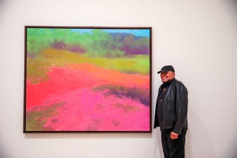 At 97, artist Richard Mayhew honored with SFMOMA gallery, still paints every day | Datebook Norman Lewis, Romare Bearden, Art Exhibits, San Francisco Museums, Native American Heritage, African American Art, Black Artists, American Heritage, Pastel Painting