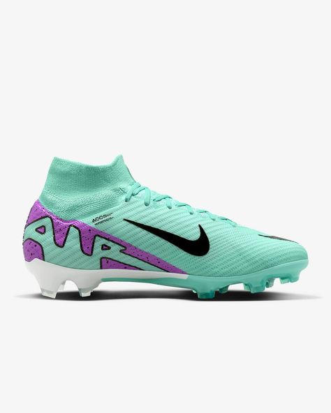 New Soccer Boots, Superfly Cleats, Soccer Cleats Nike Mercurial, Cool Football Boots, Best Soccer Cleats, Best Soccer Shoes, Nike Air Zoom Mercurial, Nike Soccer Shoes, Rugby Boots