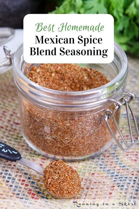 My homemade Mexican Spice Mix recipe is the best homemade spice blend with just six flavorful ingredients. Healthy and delicious! It's the perfect seasoning for tacos, burritos and more! Save and pin this for later! Easy Mexican Dinner, Easy Taco Seasoning Recipe, Taco Seasoning Mix Recipe, Southwestern Food, Low Carb Taco Seasoning, Mexican Spice, Mild Taco Seasoning, Make Taco Seasoning, Homemade Taco Seasoning Mix