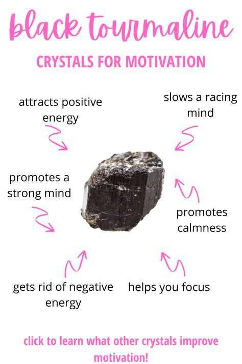 Crystals For Focus, Crystals For Success At Work, Crystal For Focus And Motivation, Crystals For Working Out, Crystals For Motivation And Focus, Crystals For Motivation, Crystal For Motivation, Crystals For Motivation And Energy, Black Tourmaline Healing Properties