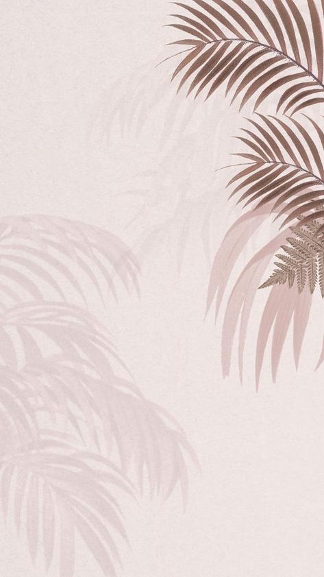 Pink palm leaf iPhone wallpaper, aesthetic botanical border | premium image by rawpixel.com / Adjima Pink Geometric Wallpaper, Palm Background, Leaf Shadow, Wallpaper Botanical, Boho Background, Phone Wallpaper Boho, Tropical Background, Plant Wallpaper, Background Aesthetic