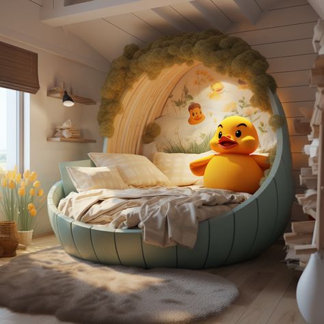 Cuddle Corner, Five Little Ducks, Cuddle Bed, Little Duck, Nursery Rhyme, Cozy Nook, Baby Boy Rooms, Boys Room, Nursery Rhymes