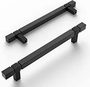 Amerdeco 10 Pack Matte Black Kitchen Cabinet Pulls 5 Inch Hole Centers Cabinet Hardware Kitchen Handles for Cabinets Cupboard Handles Drawer Pulls T Bar ZH0021 - - Amazon.com Black Kitchen Cabinet Pulls, Cabinet Hardware Kitchen, Black Kitchen Cabinet, Handles For Cabinets, Matte Black Kitchen, Hardware Kitchen, Kitchen Diy Makeover, Black Kitchen Cabinets, Kitchen Cabinet Pulls