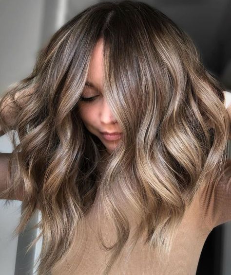 Mushroom Brown Hair Color, Hair Color Ideas For 2023, Mushroom Brown Hair, Brown Hair Color Ideas, Mushroom Hair, Mushroom Brown, Dark Brunette Hair, Blonde Streaks, Ash Blonde Highlights