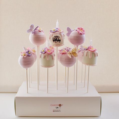 Fairy Cake Pops, Butterfly Cake Pops, 23 Birthday, Fairy Cake, Twin First Birthday, 23rd Birthday, Butterfly Cakes, Butterfly Theme, Cakepops