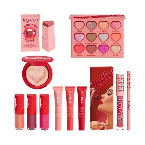 Kylie Cosmetics Valentine's Day Collection - BeautyVelle | Makeup News Kylie Valentines Collection, Kylie Cosmetics Valentines Collection, Kylie Cosmetics Collection, Kylie Valentine, Valentines Collection, Makeup News, Lip Balm Set, Lip Gloss Set, Perfect Lips