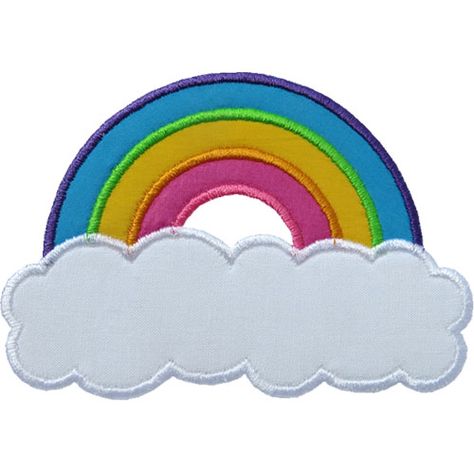 Rainbow+Cloud+Applique+by+HappyApplique.com Cloud Applique, Applique Quilt Patterns, Towels Kids, Rainbow Cloud, Applique Quilts, Applique Designs, Easter Spring, Appliques, Spring Summer Fashion