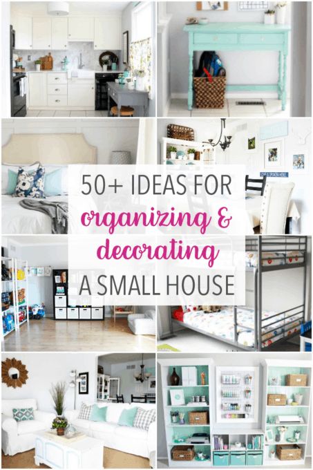 Get ideas for organizing and decorating a small house, townhouse, or condo in this helpful post that shows simple and practical DIY and organization projects that can help you maximize your space! | #smallspace #organization #townhouse #condo #smallhouse #smallspaces Decorating Small Houses, Decorating A Small House, House Townhouse, Small House Organization, Ideas For Organizing, Small House Living, Diy Home Decor For Apartments, A Small House, Small House Decorating