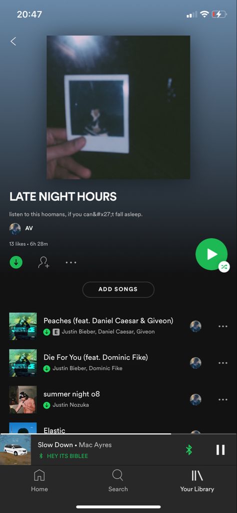 Spotify Night Playlist, Late Night Playlist, Night Playlist, Playing At The Park, Late Night Vibes, Song Aesthetic, Chill Songs, Playlist Spotify, Slow Songs