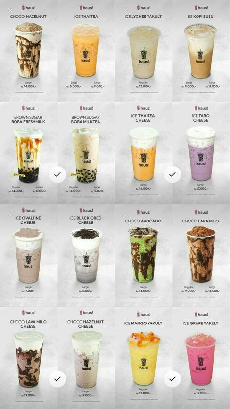 Milktea Flavors List Name, Drink Business Ideas, Bubble Tea Shop Name Ideas, Boba Tea Menu Design, Menu Boba Drink, Bubble Tea Menu Design, Boba Menu, Business Drinks, Bubble Tea Menu