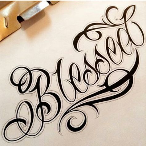 may you be blessed. Short Quote Tattoos, Blessed Tattoos, Wörter Tattoos, Tattoo Finger, Fonts Lettering, Tattoo Lettering Design, Tattoo Lettering Styles, Graffiti Tattoo, Tattoo Quotes For Women