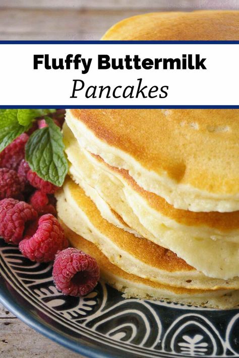 No one can resist a stack of hot pancakes!  Drizzled with your favorite syrup these fluffy buttermilk pancakes are a delicious way to start your day! Buttermilk Pancakes Recipe, Fluffy Buttermilk Pancakes, Buttermilk Pancakes Fluffy, Delicious Pancakes, Pancake Calories, Creative Breakfast, Pancake Recipe Buttermilk, Hot Breakfast, Girl Cooking