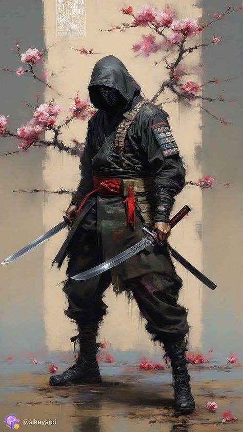 Sekiro Wallpapers, Samurai Aesthetic, Ninja Japan, Warrior Samurai, Themed Wallpapers, Black Samurai, Japanese Art Samurai, Urban Samurai, Warrior Concept Art