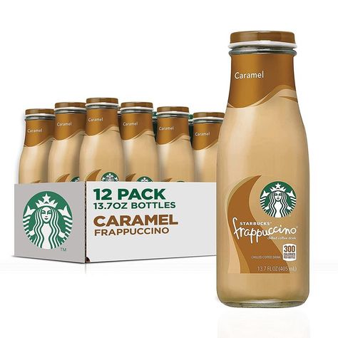 🤩Amazing deal Today!!!!!🤩 Bottled Coffee, Starbucks Caramel Frappuccino, Best Starbucks Coffee, Caramel Waffles, Starbucks Bottles, Café Starbucks, Coffee Frappuccino, Vanilla Iced Coffee, Starbucks Drinks Diy