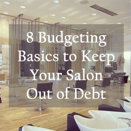 8 Budgeting Basics to Keep Your Salon Out of Debt | Behind The Chair #HairBizTips Hair Salon Interior Design, Salon Interior Design Ideas, Business Tracker, Small Salon, Nail Salon Interior Design, Beauty Salon Interior Design, Nail Salon Interior, Hair Salon Business, Hair Salon Design