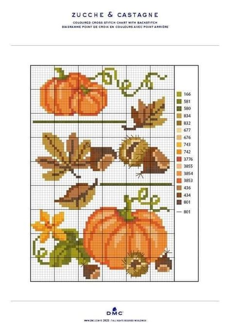 Autumn Cross Stitch Patterns, Pumpkin Cross Stitch, Fall Cross Stitch, Simple Hand Embroidery Patterns, Cross Stitch Kitchen, Cross Stitch Tree, Cross Stitch Christmas Ornaments, Cross Stitch Bird, Needlework Patterns