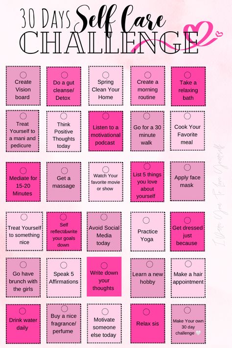 2023 Self Care Challenge, Things To Start In 2024, 30 Day Challenge Finding Yourself, 30 Day Self Healing Challenge, Once A Month Self Care, Different Workouts For Each Day, Daily Self Love Tasks, Things I Did This Year Checklist 2023, Self Love Bingo