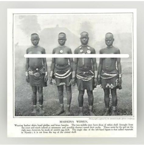 Mashona People, Zimbabwe Culture, Ancient Zimbabwe, Africa Infographic, Zimbabwe History, African Aesthetic, Vintage Africa, Ancient Africa, Aged Clothing