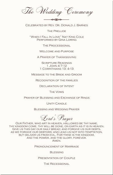 christian+wedding+programs | Ceremony Sample Wedding Ceremony Program, Vow Renewal Ceremony Program, Christian Wedding Ceremony Programs, Modern Christian Wedding, Wedding Service Program, Wedding Ceremony Program Ideas, Church Wedding Program, Wedding Dj Checklist, Wedding Program Examples