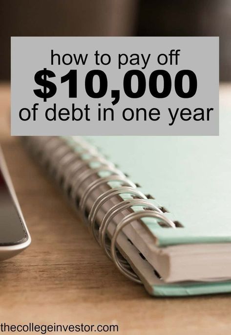 Paying off debt can feel overwhelming if you don't where to start. Here's how to pay off $10,000 of debt in one year - step by step. Paying Off Debt, Debt Reduction, Paying Off Credit Cards, Financial Peace, Debt Relief, Debt Management, Budget Saving, Savings Plan, Budgeting Finances