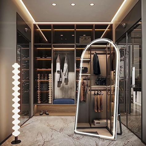 Big Stand Up Mirror, Body Mirror With Lights, Full Body Mirror With Lights, Full Length Mirror Vanity, Full Length Mirror With Lights, Stand Up Mirror, Dressing Room Mirror, Mirror For Bedroom, Long Mirror