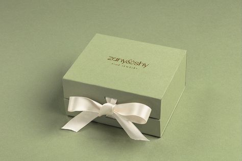 Zany & Shy – Packaging Of The World Branding Design Ideas, Packaging Design Ideas, Jewelry Packaging Design, Handmade Packaging, Luxury Jewelry Brands, Branding Services, Premium Packaging, Box Mockup, Green Jewelry