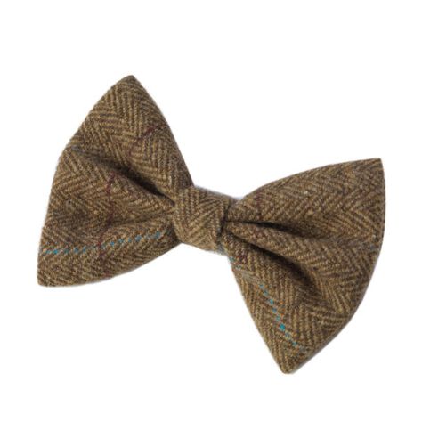 Bath Country Pets - Tweed Bow Tie - Bath Country Pets Felt Bow Tie, Bow Tie For Dogs, Collar Rosa, Dog Crate Cover, Dapper Dogs, Dog Hotel, Plaid Dog Collars, Dog Bow Tie, Brown Tweed