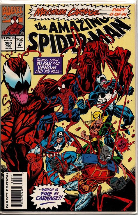 Maximum Carnage, Amazing Spider Man Comic, Carnage Marvel, Mark Bagley, Comic Book Collection, Steve Ditko, Comic Cover, Amazing Spider Man, Marvel Comic Books