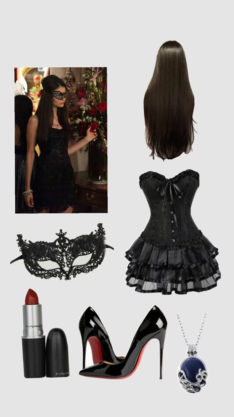 Katherine pierce costume Katherine Pierce Costume Halloween, Katherine Pierce Halloween Costume, Katherine Pierce Halloween, Vampire Diaries Costume, Best Friend Costumes, Katherine Pierce Outfits, Queen Halloween Costumes, Spirit Week Outfits, Friend Costumes