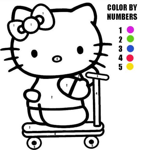 Here is a Hello Kitty color by numbers activity sheet that we hope you will enjoy....     I hope you will enjoy these two Hello Kitty activi... Color By Number Printable, Hello Kitty Colouring Pages, Hello Kitty Printables, Hello Kitty Birthday Party, Birthday Cartoon, Hello Kitty Crafts, Kitty Coloring, Hello Kitty Coloring, Kitty Stuff