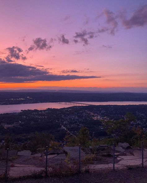 Hudsonvalleyhikes on Instagram: “After Sunset on Mt. Beacon - Newburgh/Beacon Bridge spans the Hudson - #hudsonvalleyhikes #hudsonvalley #hike #hikes #hiking #iloveny #ny…” Newburgh Ny, I Love Ny, Vital Signs, New York State, Hudson Valley, Bridge, Hiking, New York, Signs