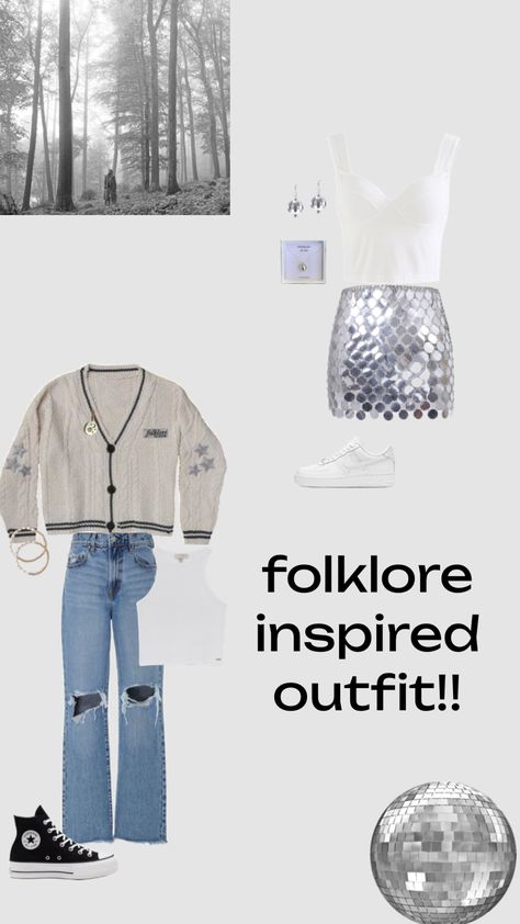 Folklore Taylor Swift Outfits, Folklore Taylor Swift, Fun Thanksgiving Crafts, Glam Aesthetic, Taylor Outfits, Outfit Cardigan, Taylor Swift Tour Outfits, Swift Tour, Taylor Swift Outfits