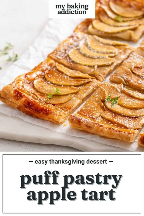 Puff Pastry Apple Tart Apple With Puff Pastry Dessert Recipes, Puff Pastry Apples, Puff Pastry And Apples, Apple Puff Pastry Dessert, Fall Puff Pastry Recipes, Apple Desserts With Puff Pastry, Puff Pastry Apple Recipes, Apple Tarts Recipe Easy, Puff Pastry Desserts Easy