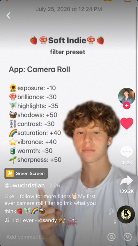 Tik Tok Filters, Edit Camera, Indie Filter, Photography Tips Iphone, Photography Editing Apps, Filters For Pictures, Photo Editing Vsco, Lightroom Tutorial Photo Editing, Editing Tricks