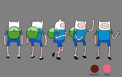 Art of Adventure Time The Land Of Ooo, Adventure Time Style, Land Of Ooo, Adventure Time Characters, Character Model Sheet, Adventure Time Finn, Finn The Human, Jake The Dogs, Ice King