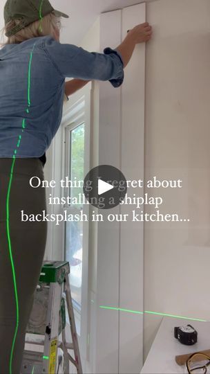 456K views · 1.5K reactions | It took me months to finally decide on a backsplash for our kitchen…I finally chose shiplap because it’s timeless, budget friendly, & super easy to install! Plus choosing a gloss or semi-gloss finish makes it easy to clean 🧼 It looks beautiful in white or in a bold color! Our backsplash color is Snow Bound by Sherwin Williams ❄️If you are looking for an easy backsplash idea I highly recommend giving shiplap a try! ✨You can find the complete shiplap backsplash tutorial on SouthernYankeeDIY.com & follow @southernyankeediy for more budget friendly home improvement projects What’s your preferred backsplash material ⬇️⬇️⬇️ | Southern Yankee DIY | The Black Eyed Peas · My Humps Shiplap In Kitchen, Kitchen Backsplash On A Budget, Shiplap Kitchen Backsplash, Shiplap Backsplash Kitchen, American Style Kitchen, Easy Backsplash, Shiplap Kitchen, My Humps, Early American Style