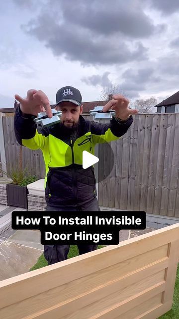 The Home Improvements Channel UK on Instagram: "How To Install Invisible Door Hinges   #how #howto #homeimprovement #doityourself #diy #carpentry #carpenter #wood #woodworking #build #builder #reels" Diy Jib Door, Hidden Hinges Door, Invisible Doors Ideas, Hinges Diy, Hidden Door Hinges, Diy Carpentry, Secret Doors, Invisible Hinges, Invisible Doors