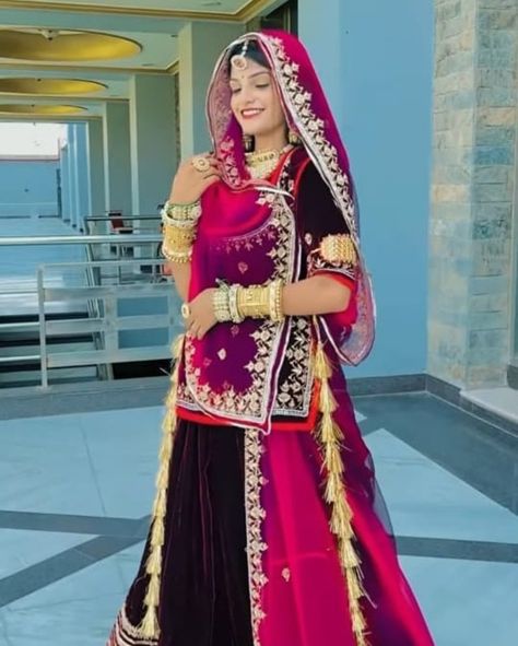 Rajasthani Outfit, Rajputana Dress, Rajasthani Poshak, Rajasthani Bride, Haldi Ceremony Outfit, Rajasthani Dress, Indian Bridesmaid Dresses, Rajputi Dress, Latest Bridal Lehenga