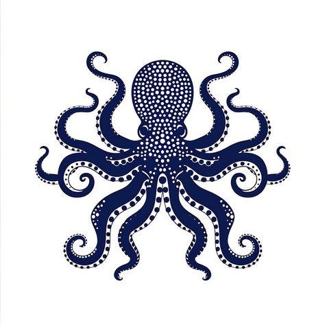 Marine Animal Tattoo, Marine Animals Illustration, Octopus Graphic Design, Illustrative Octopus Tattoo, Octopus Sketch, Octopus Vector Illustration, Octopus Scientific Illustration, Animal Outline, Tee Shirt Fashion